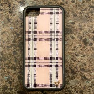 Pink Plaid Wildflower iPhone 6/7/8 Case